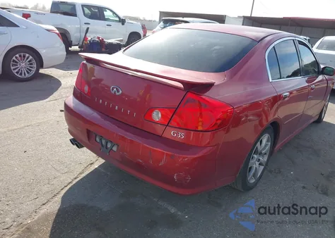 2005 Infiniti G35 z USA, uszkodzony, nr VIN JNKCV51E85M208034